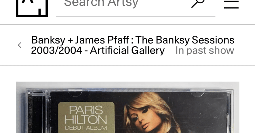 BANKSY PARIS HILTON バンクシー パリスヒルトン CD