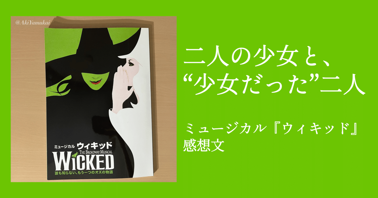 劇団四季パンフレットセット ウィキッド WiCKED 緩い