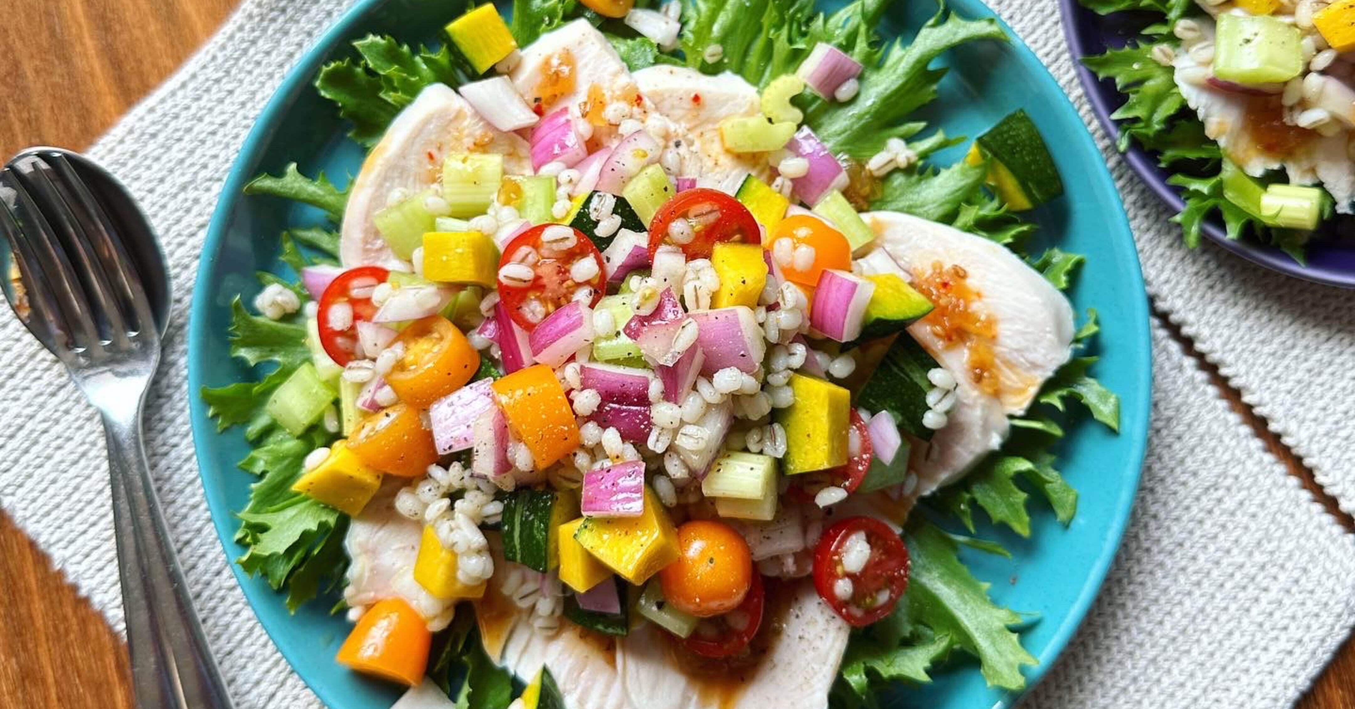 kit Oisix】中華風チキンブレストとチョップドサラダ｜みずのさちこ