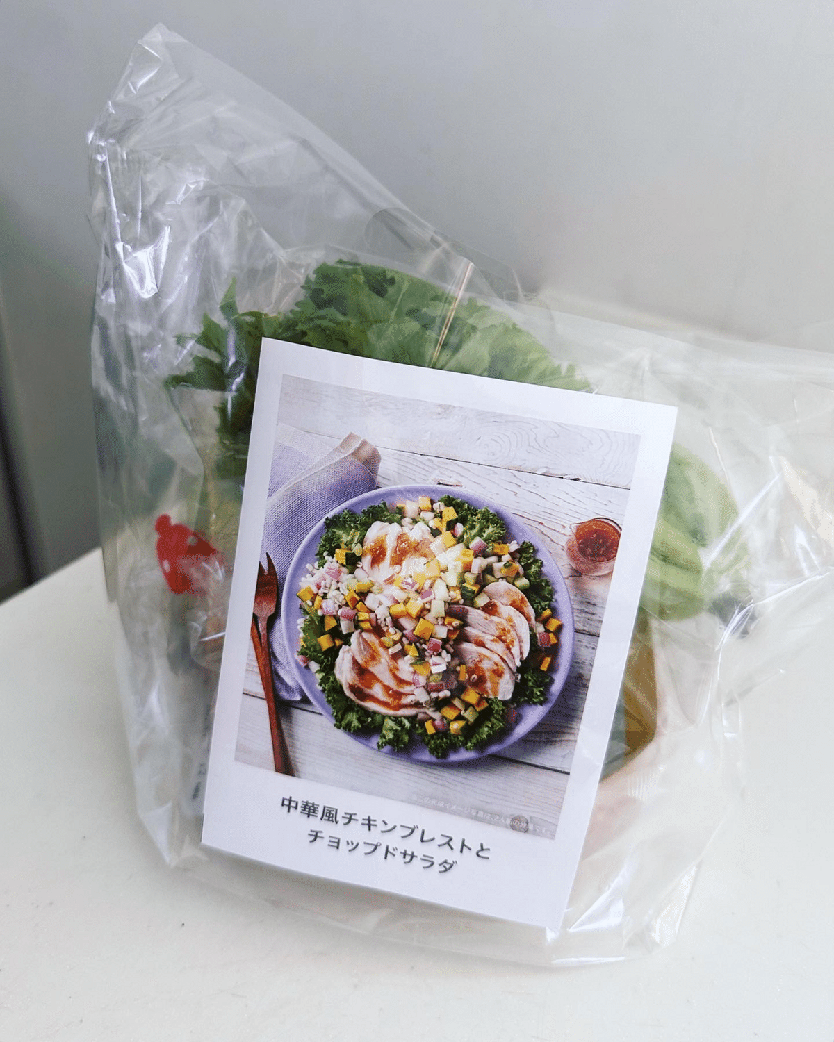 kit Oisix】中華風チキンブレストとチョップドサラダ｜みずのさちこ