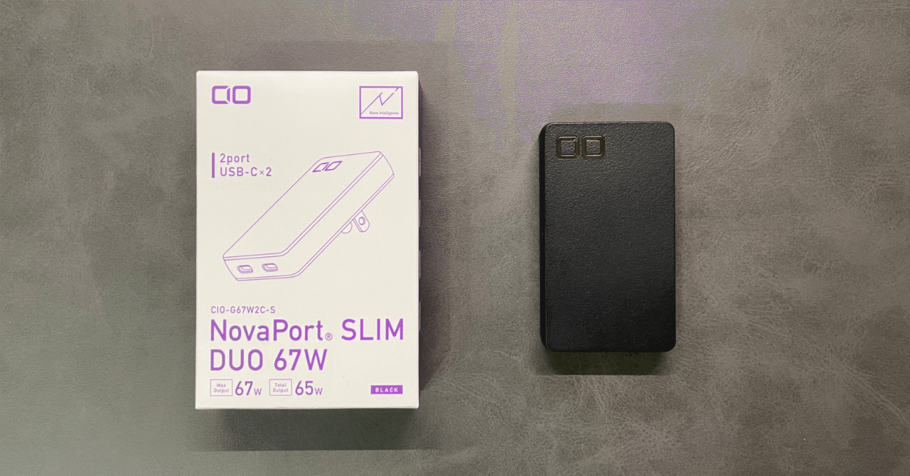 Amazon | CIO NovaPort SLIM DUO 67W 2C [極薄 14mm CIO独自