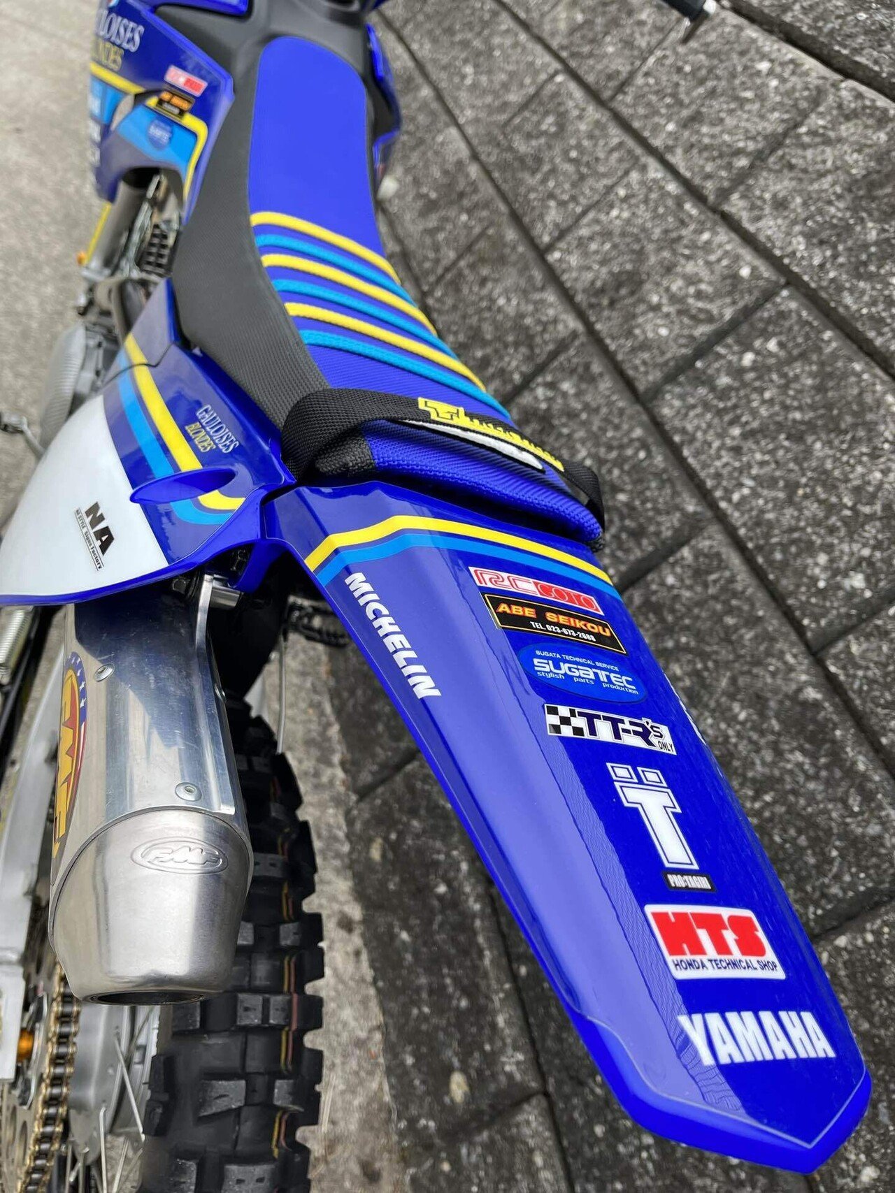 ENJOYシート ライトブルー YAMAHA YZ250F ENJOYシート ライトブルー YAMAHA YZ250F 全ラインアップ対応