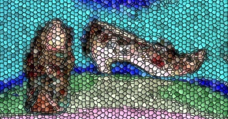 油絵 水底の夢【額付き】 夢咲香織のイラスト販売