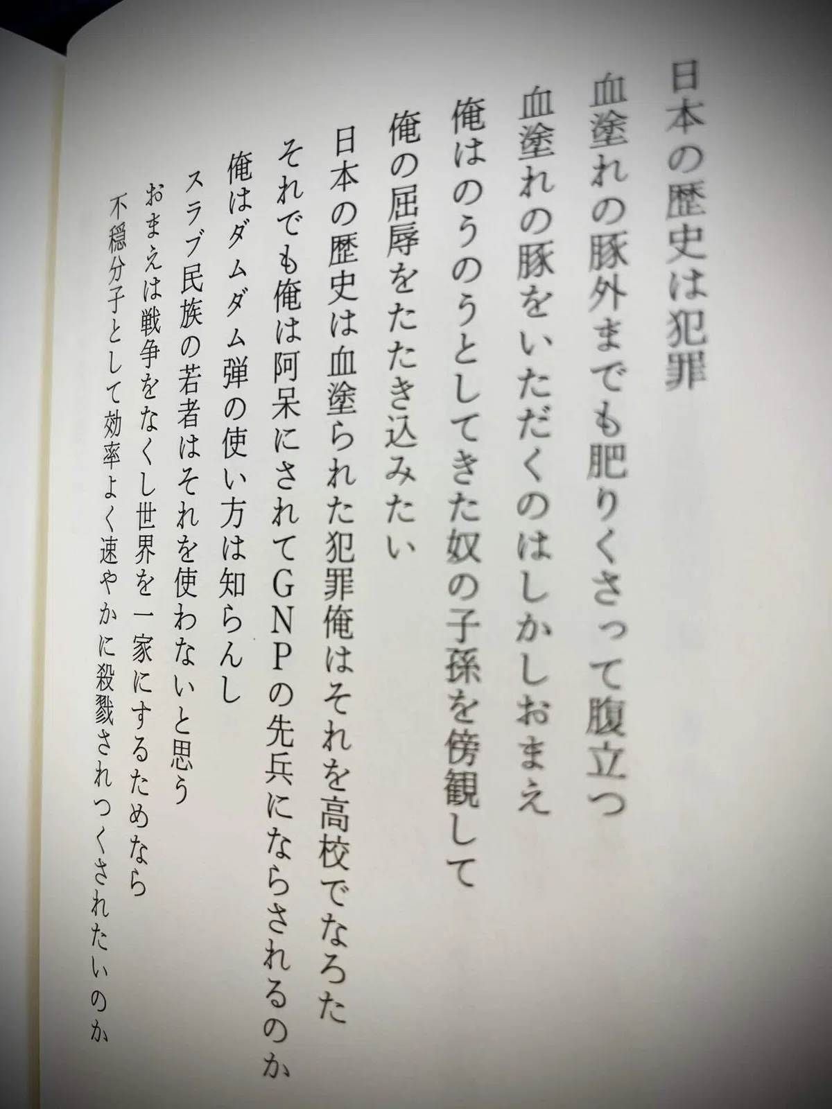 町田康全歌詩集 《写真》｜seiji_arita