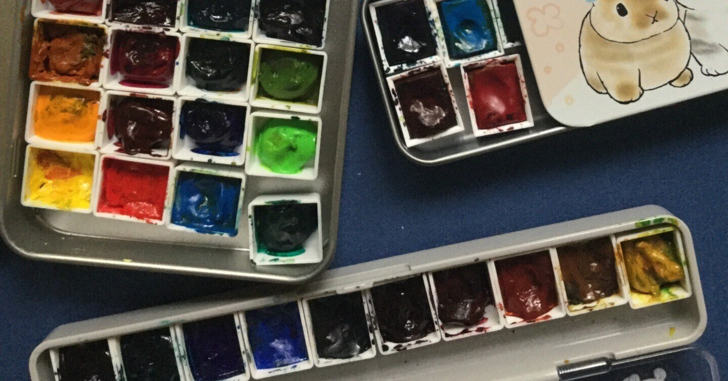 自家製絵の具 Moss Path ハーフパン