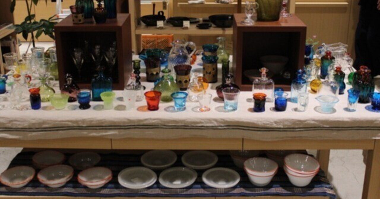 西川孝次の吹き硝子』始まります！阪急うめだ本店くらしのギャラリー