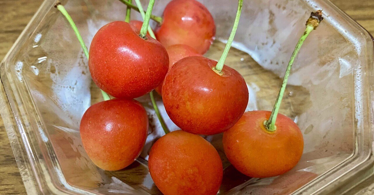 美味しいさくらんぼを食べながらオーストラリアのタスマニアを懐かしむ