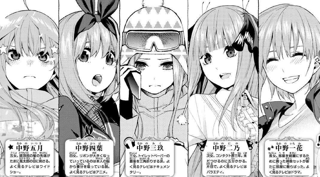 本当にお勧めしたい漫画 五等分の花嫁 夜光管理人 Note