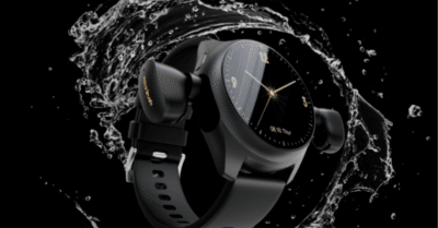 イヤホン内蔵、防水スマートウォッチ「Wearbuds Watch」 ｜bouncy