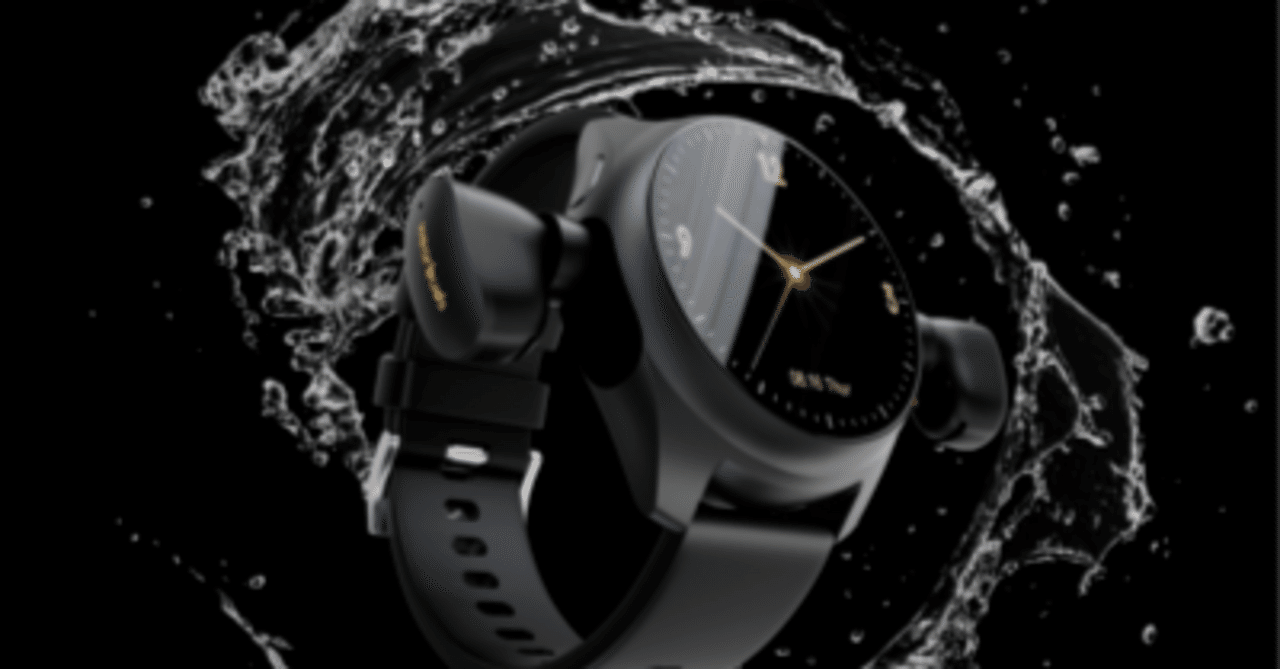 体重計、腕時計、イヤホン イヤホン内蔵、防水スマートウォッチ「Wearbuds Watch」 ｜bouncy