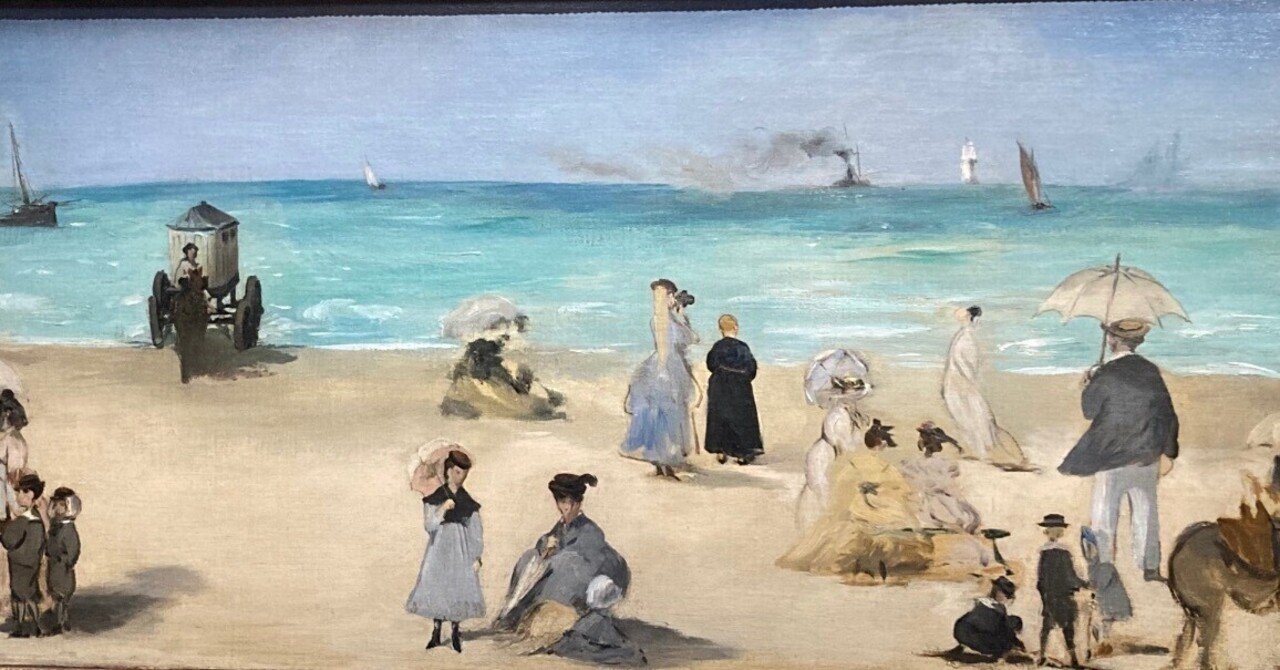 子供のためのはじめての美術館（19）今日は浜辺で描くよ、いつもと違う