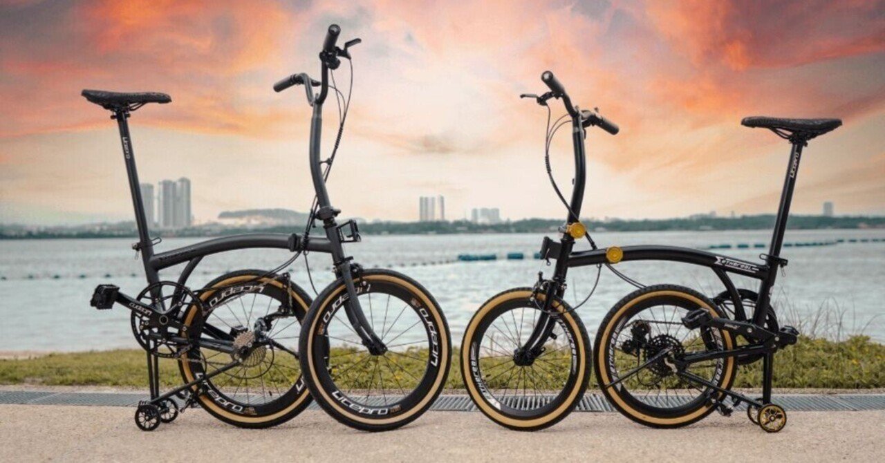 20インチのTrifoldバイク(ブロンプトン式折りたたみ自転車)だって