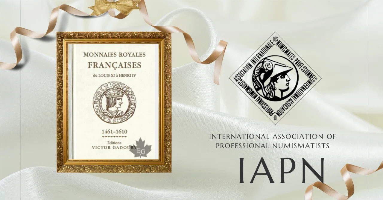 弊社のコインカタログが最も優れた出版物に送られるIAPN BOOK賞の2位 