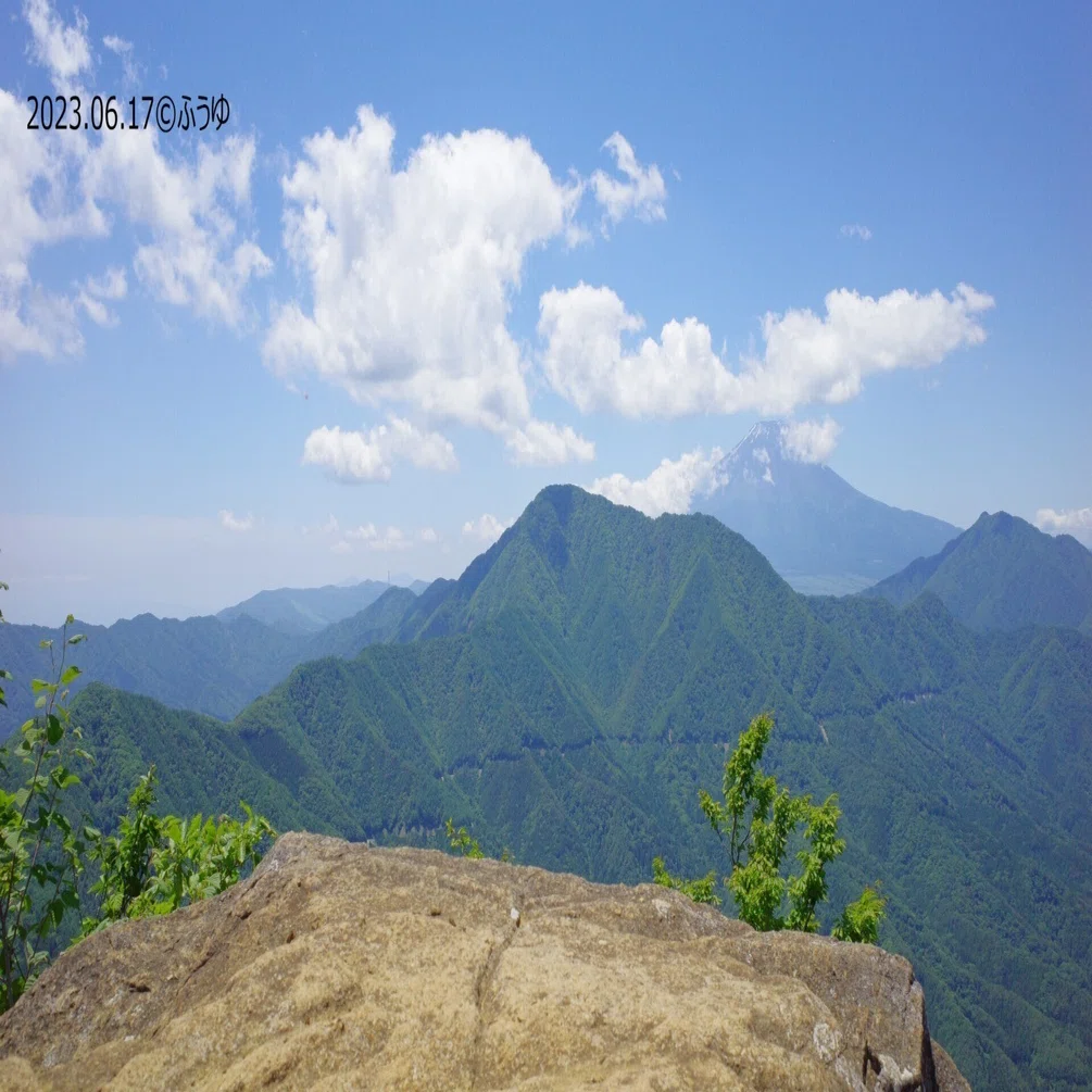 山歩き記録 第80歩】今倉山・赤岩・二十六夜山（2023年6月17日