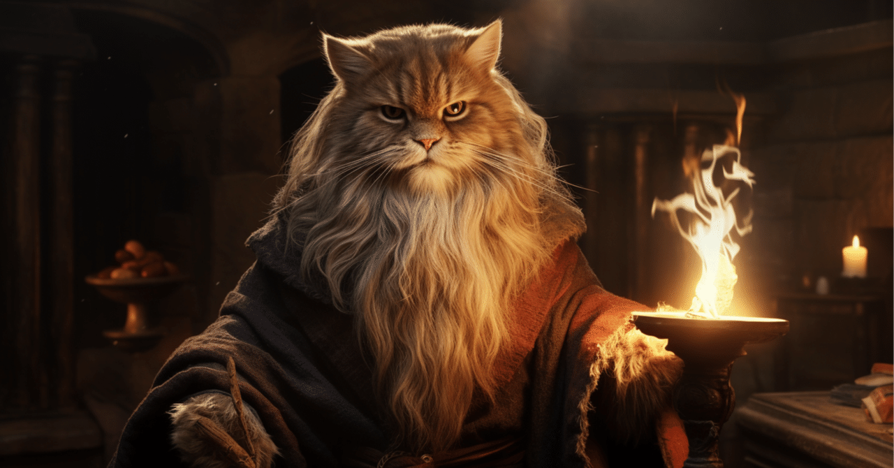 AI猫写真 vol.73 魔法使い猫のワンシーン｜Yoshihiro Tanaka | taziku