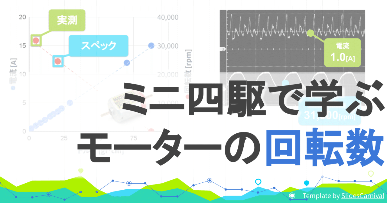 実測】ミニ四駆で学ぶモーターの回転数｜みはらぼ