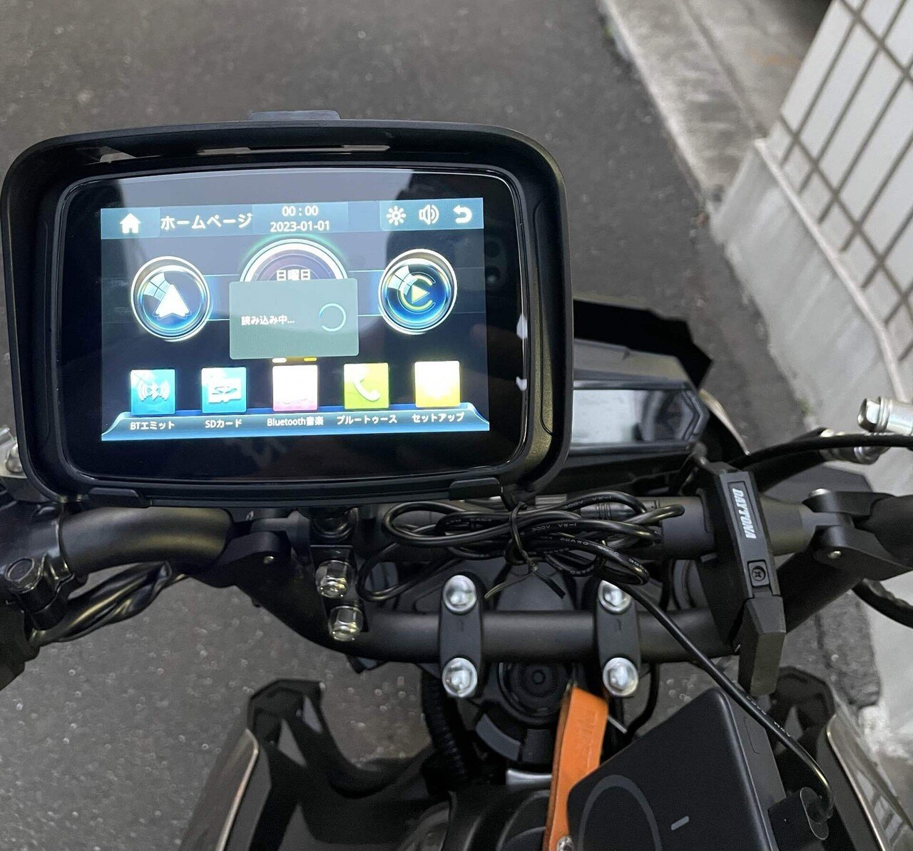 続・バイク用ディスプレイオーディオ（テストラン編）｜Hirokazu Nishi