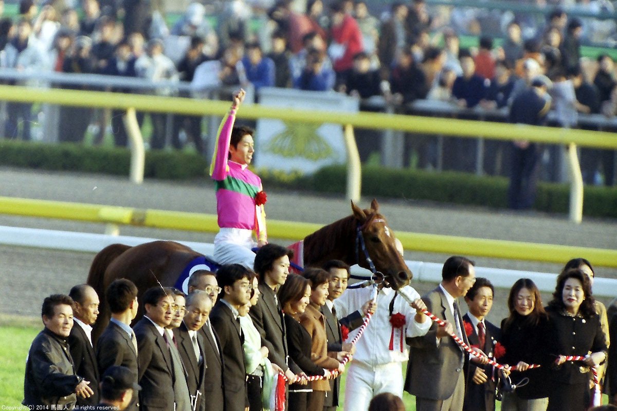 第20回JAPAN CUP：蔵出し写真 2000年⑧テイエムオペラオー｜馬画