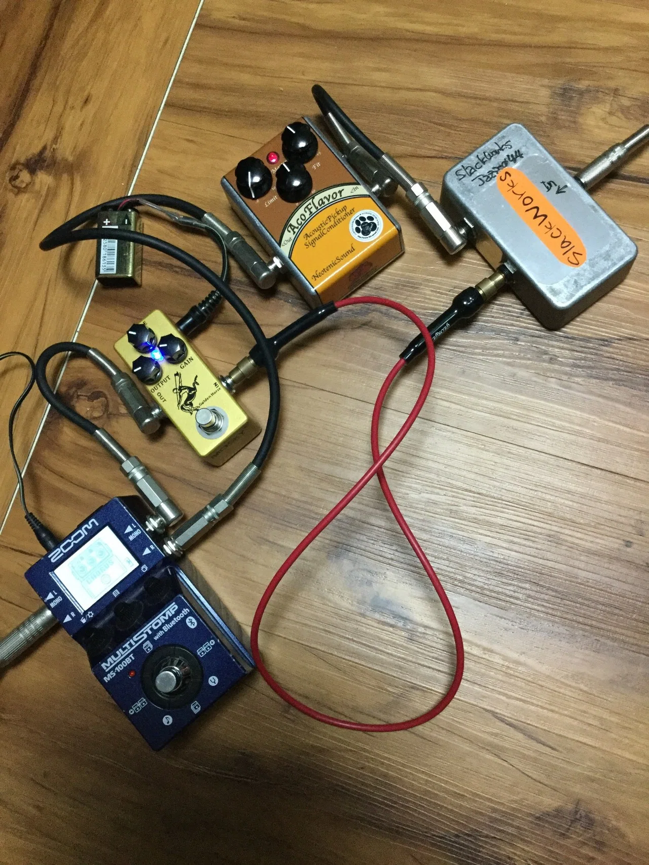 ZOOM MS-100BTのステレオ入力｜Shuichi. Koyama