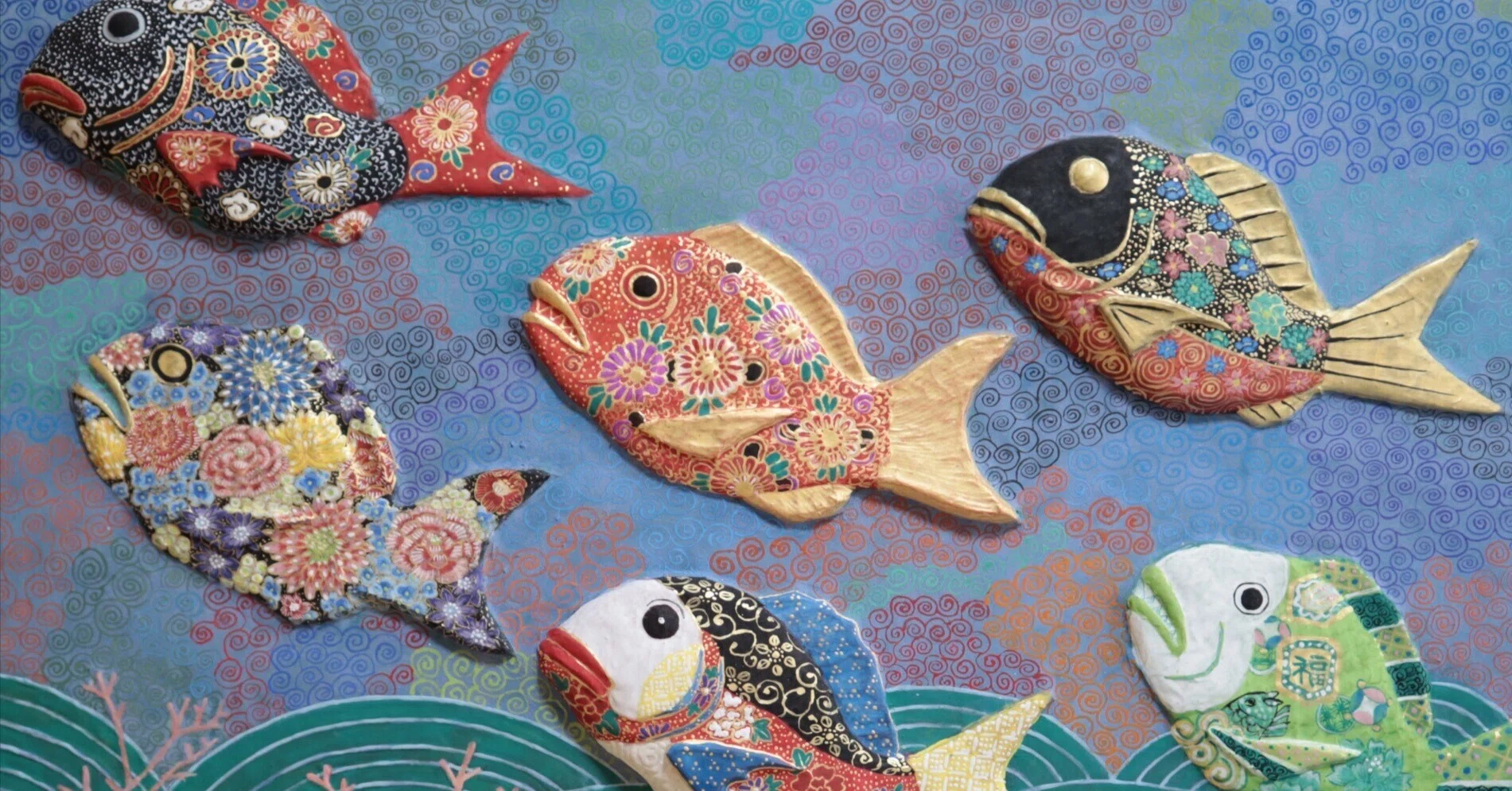 つくってみた、やってみた、和菓子の木型で日本画制作｜studio-Rie