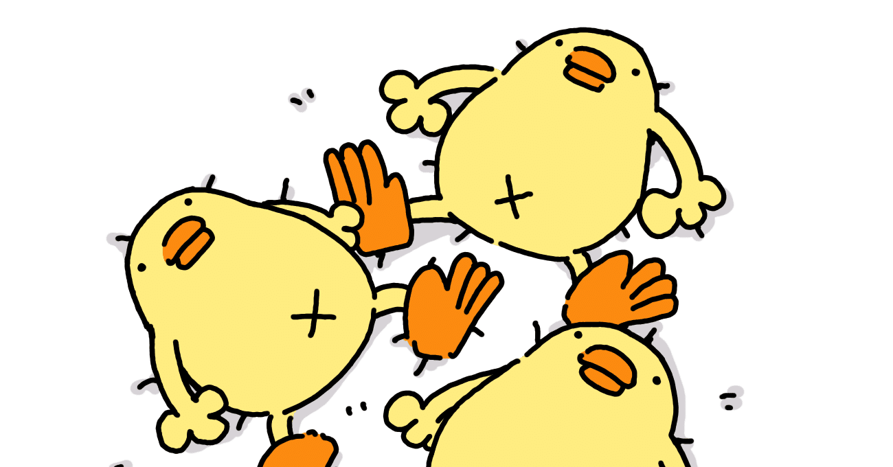 今日のひよこ人間ぴよ（イラスト）andぴよぬいぐるみ化クラファン達成