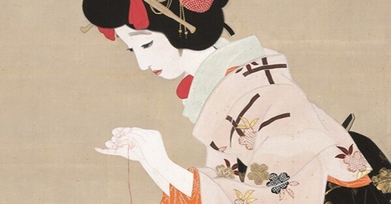 願いの糸』北野恒富、1914年｜kaniko