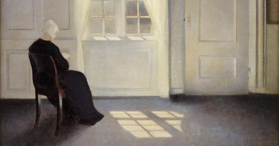 ヴィルヘルム・ハマスホイ 沈黙の絵画』を読みました / 作品を比較する