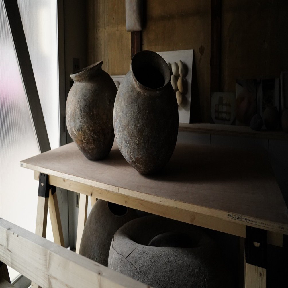 故金あかり　片口　うつわ　レア 故金あかり _ texture 壺 D - NODE