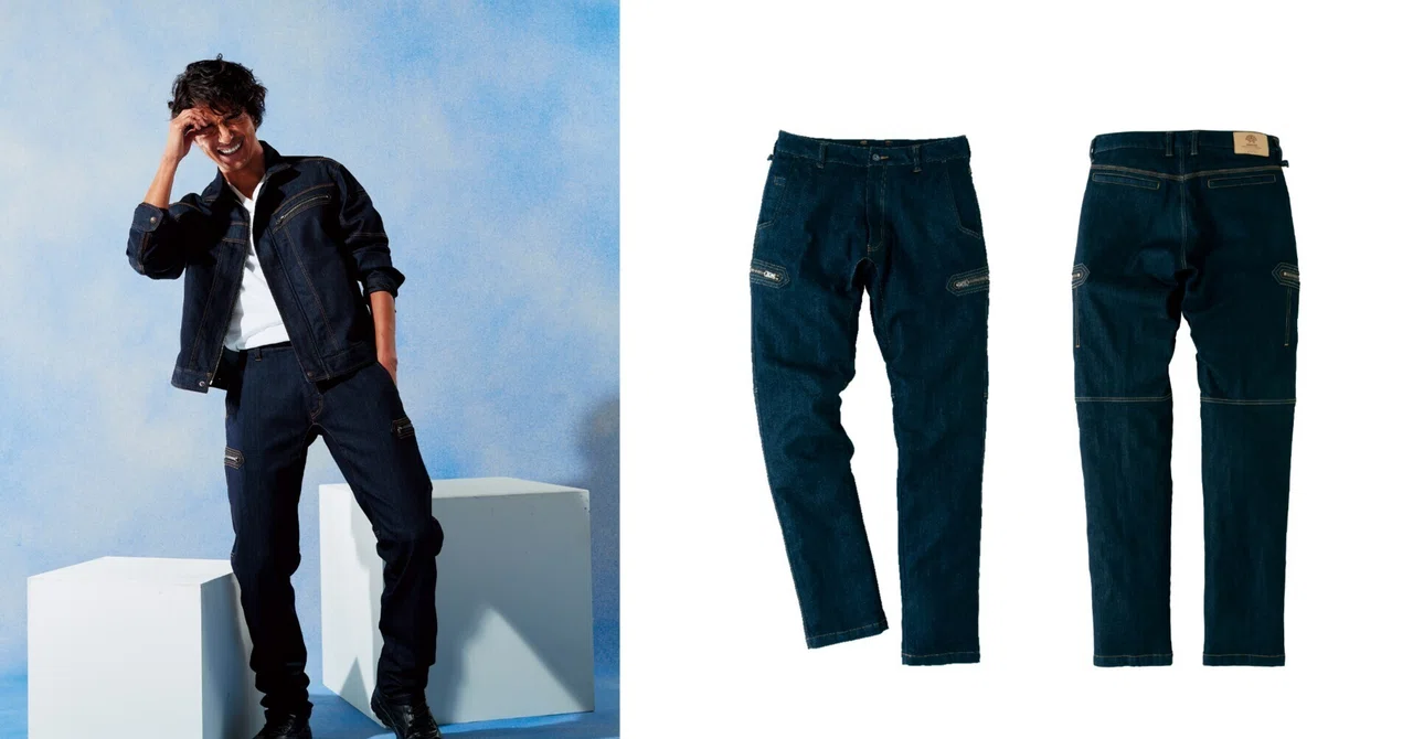 軽やかで動きやすいデニムワークウェア！カーゴパンツ K121｜WORKWEAR 