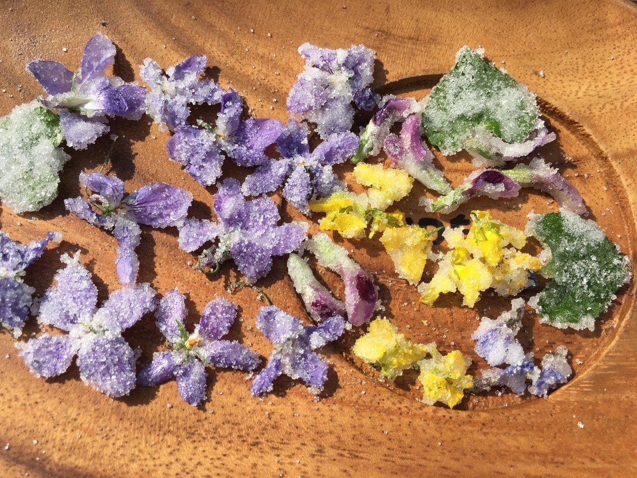 今日のおやつは畑の花のキラキラ砂糖漬け 中屋香織 Note 今日のおやつは畑の花のキラキラ砂糖漬け 中屋香織 Note