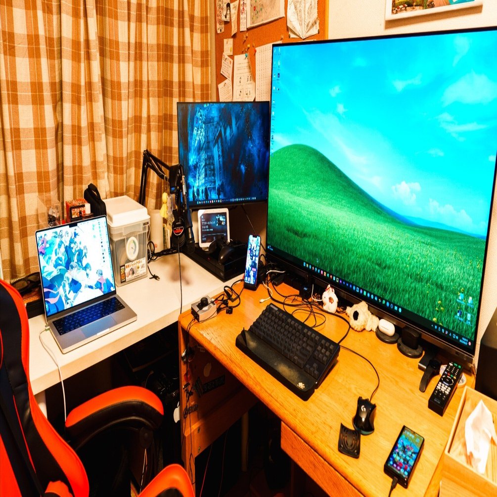 PCモニター 48インチ4K有機ELテレビに買い換えしたゾ！ 東芝REGZA