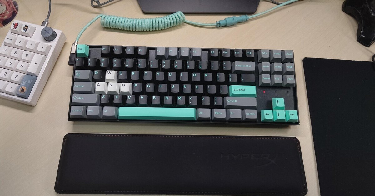 Keychron K8 ワイヤレスキーボード 青軸 USBケーブルなし