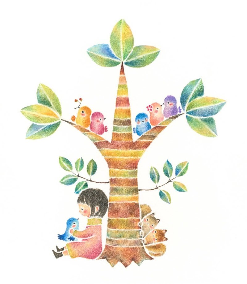 みんなをつなげる大切な木 アトリエ リリ 絵本とイラストと物語 Note