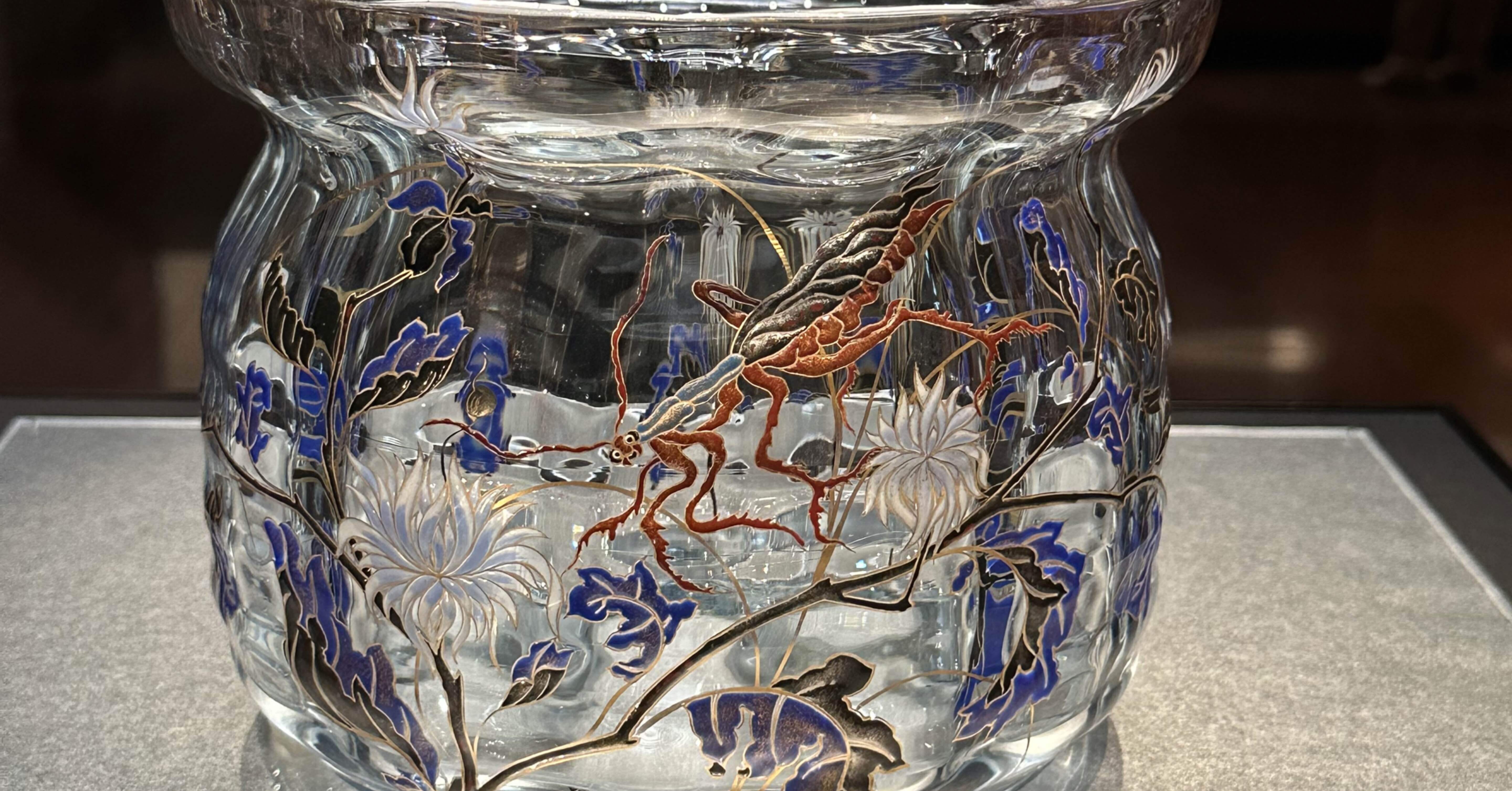 ◉技術革新やモチーフについて。アール・ヌーヴォーのガラスより｜神崎