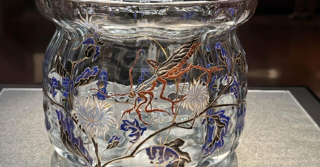 ◉技術革新やモチーフについて。アール・ヌーヴォーのガラスより｜神崎