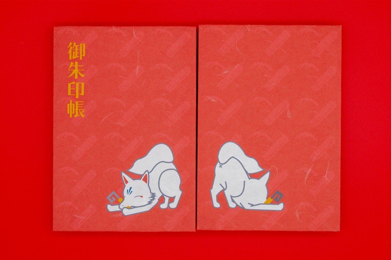 御朱印帳 稲荷 桃花鳥 Tsukika Note 御朱印帳 稲荷 桃花鳥 Tsukika Note