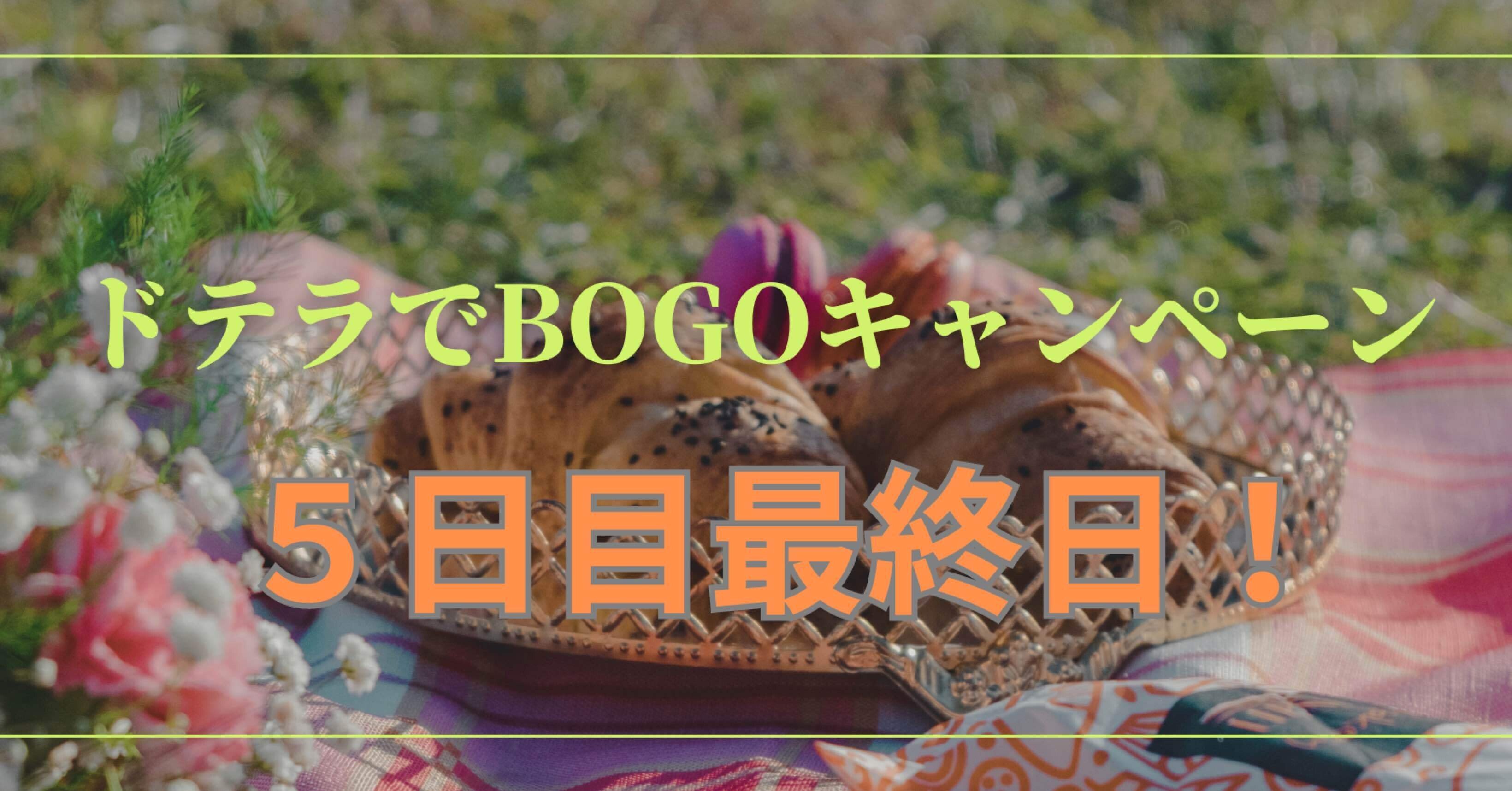 ドテラでBOGOキャンペーン５日目です！｜さとみん