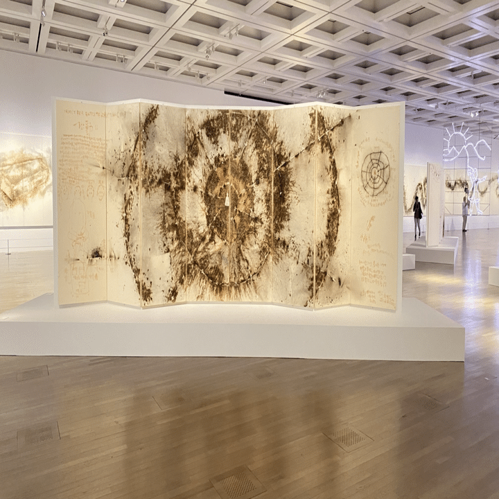 シーグラスアート『 花火.。.:*‧⁺ ⊹˚.』他1点 花火ではない、火花である】蔡國強 宇宙遊 ―〈原初火球〉から始まる