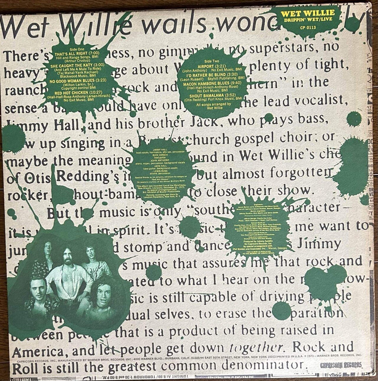 WET WILLIEのレコード｜domus