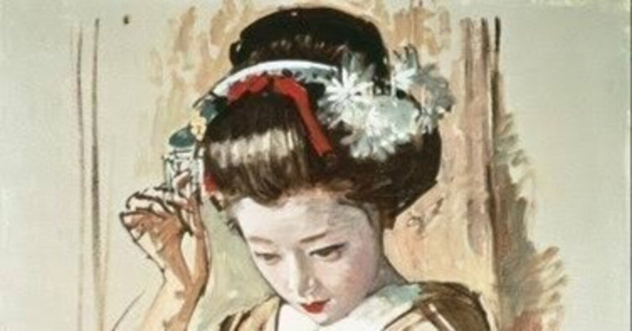 ☆小磯良平 作☆舞妓 第三版製作 1000部 No.843 青光額縁絵画 ☆小磯良平 作☆舞妓 第三版製作 1000部 No.843 青光額縁絵画