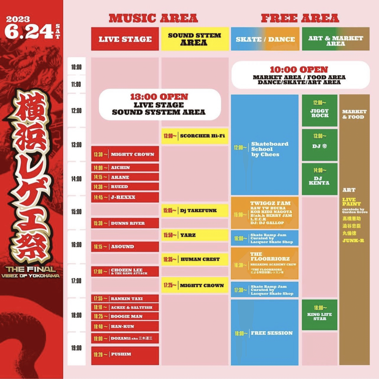 初めてレゲエのイベントに参加した話 横浜レゲエ祭 THE FINAL -VIBEZ