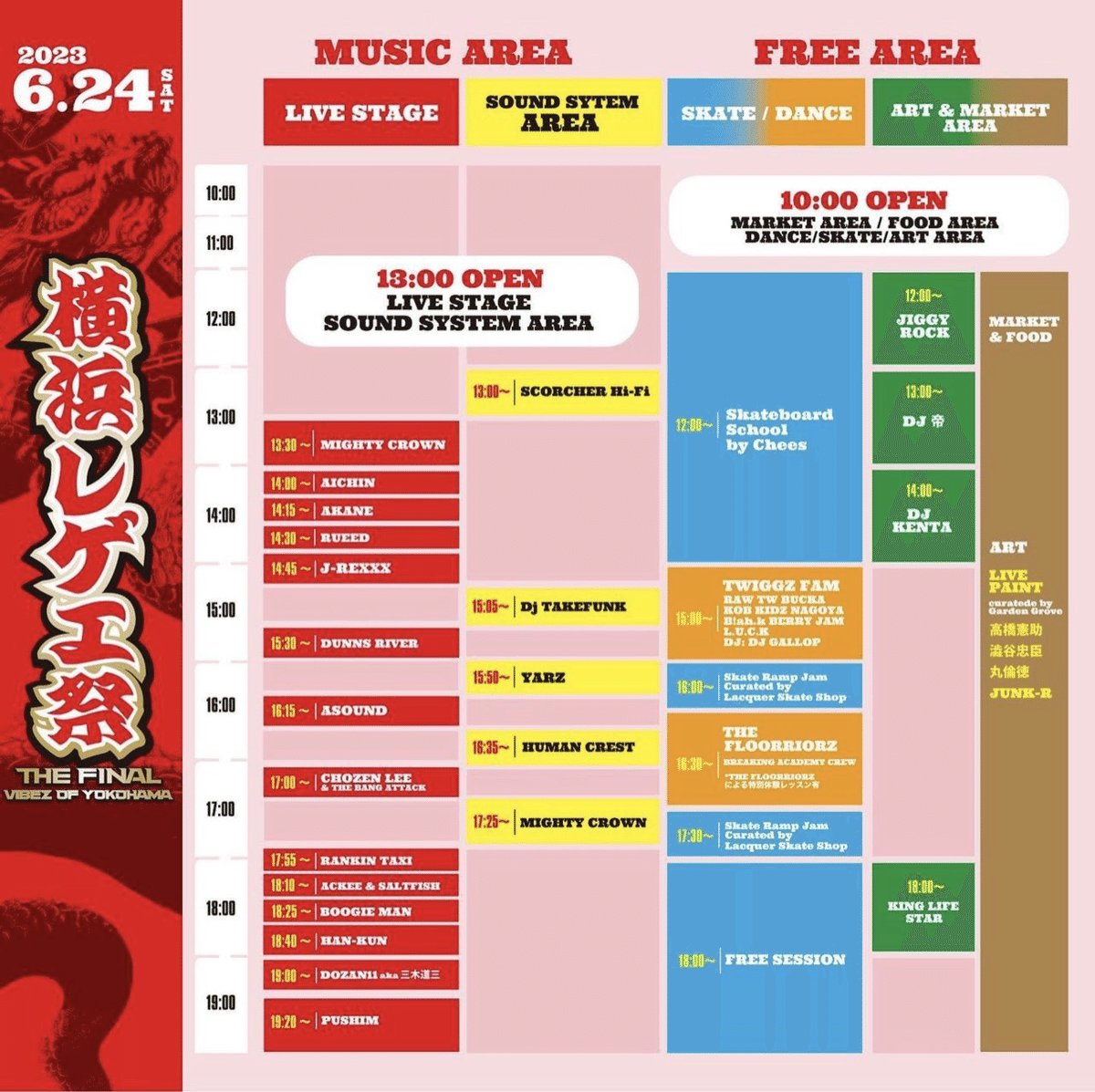 初めてレゲエのイベントに参加した話 横浜レゲエ祭 THE FINAL