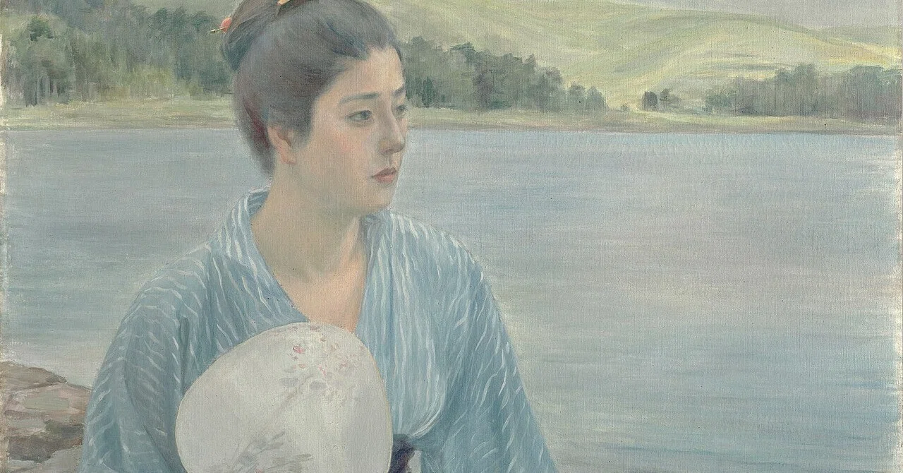 湖畔 湖畔』黒田清輝、1897年｜kaniko