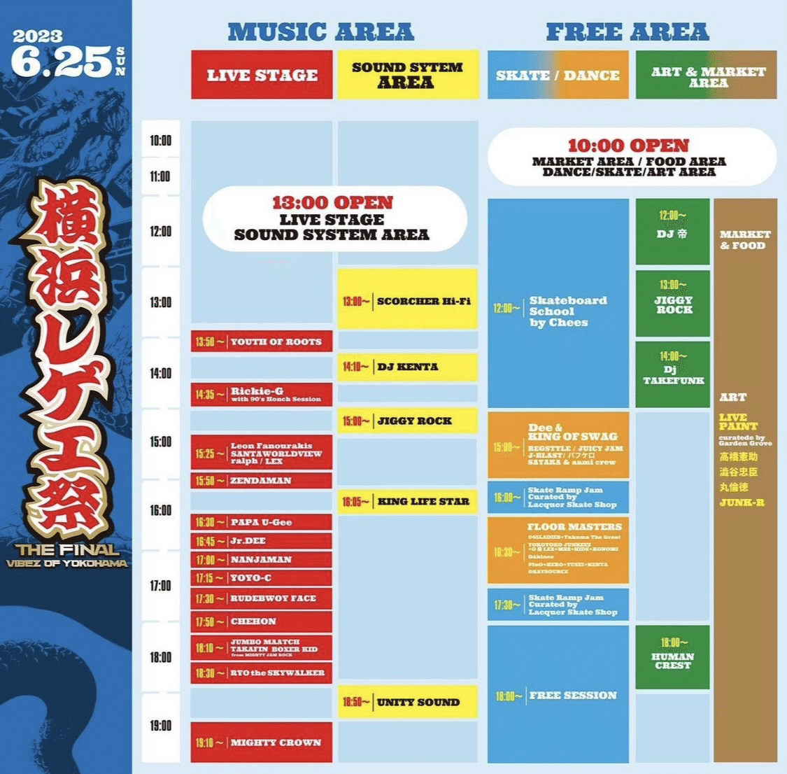 初めてレゲエのイベントに参加した話 横浜レゲエ祭 THE FINAL -VIBEZ
