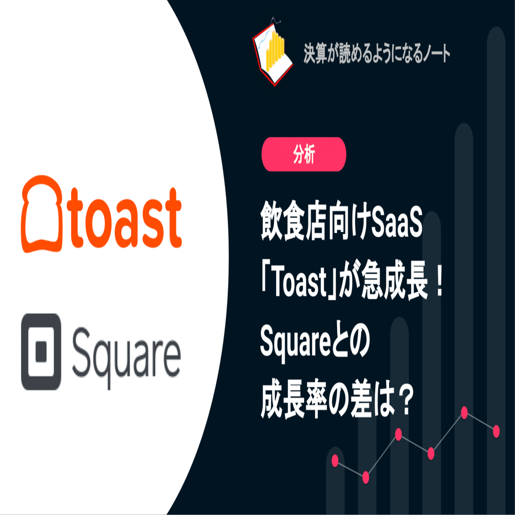 Q. 飲食店向けSaaS「Toast」が急成長！Squareとの成長率の差は？｜決算