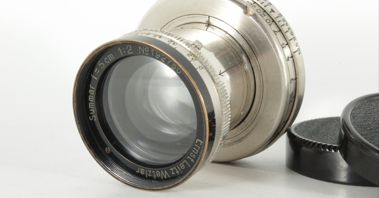 Ernst Leitz Wetzlar Summar 50mm F2 黒塗り版(Black Nickel Version Ernst Leitz Wetzlar Summar 50mm F2 黒塗り版(Black Nickel Version