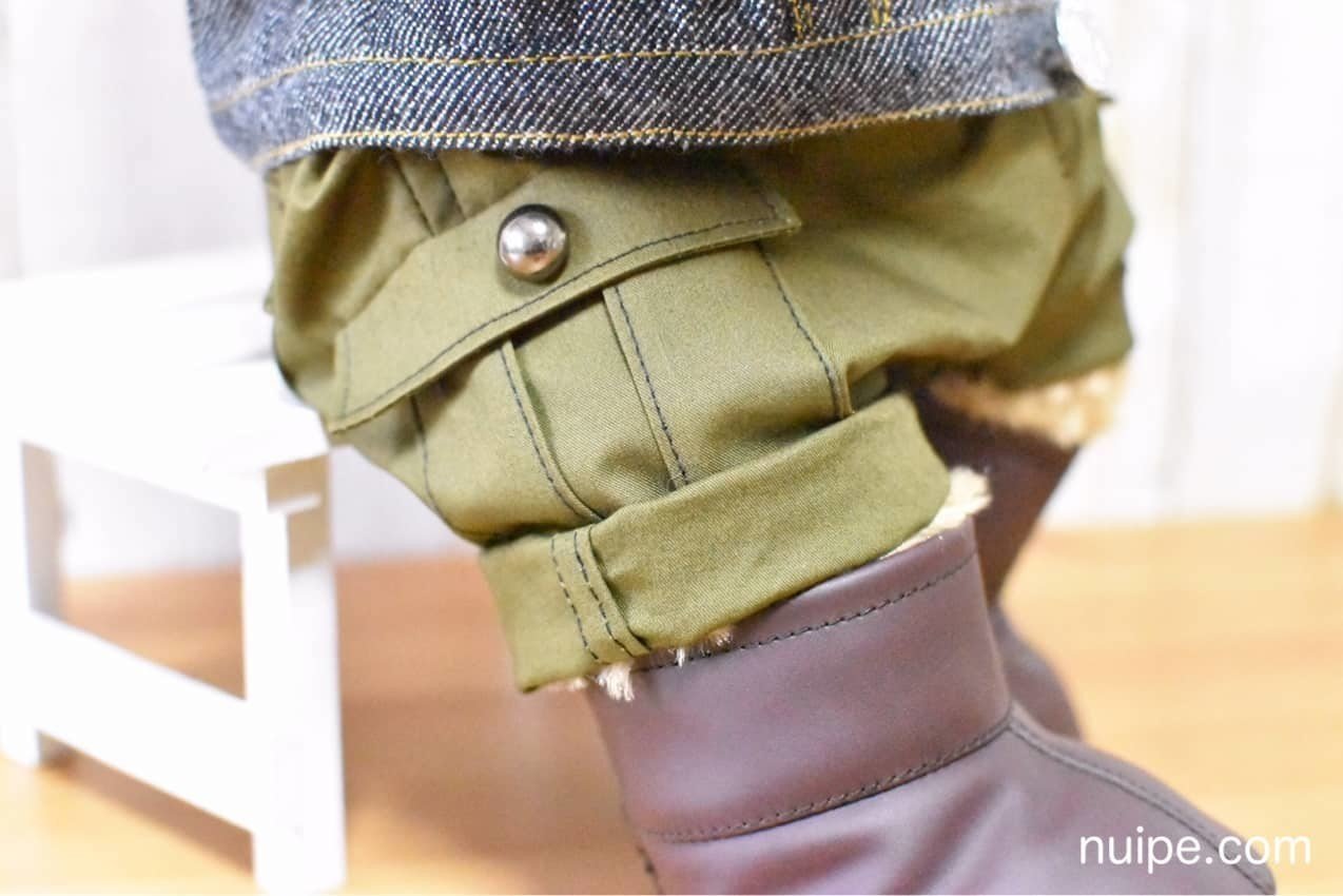 ダッフィーサイズ カーゴパンツ ズボン の型紙 ぬいぺ Note ダッフィーサイズ カーゴパンツ ズボン の型紙 ぬいぺ Note