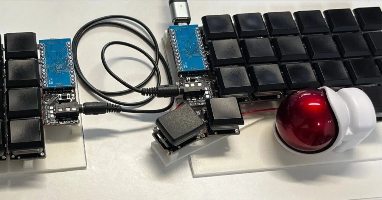 Keyball44 完成品 Keyball44 黒/白 | Shirogane Lab Keyball44 完成品 Keyball44 黒/白 | Shirogane Lab