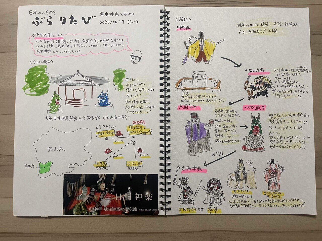 日本のへそからぶらりたび 備中神楽編｜ブランチ@兵庫県出身の旅