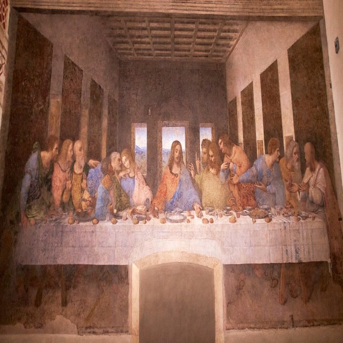 アートと生きた、女性の戦士たち。ミラノ編 n.6。 レオナルドと